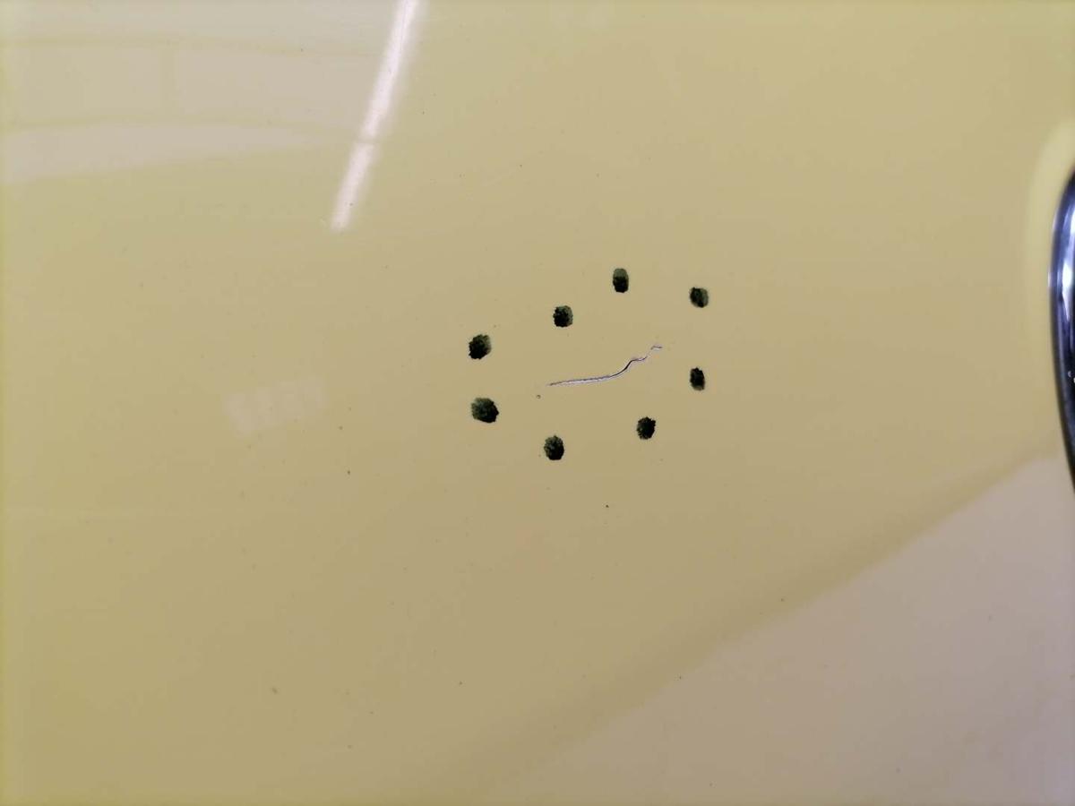 VW Fox original Heckklappe mit Heckscheibe LY1C Sonnengelb Bj.2006